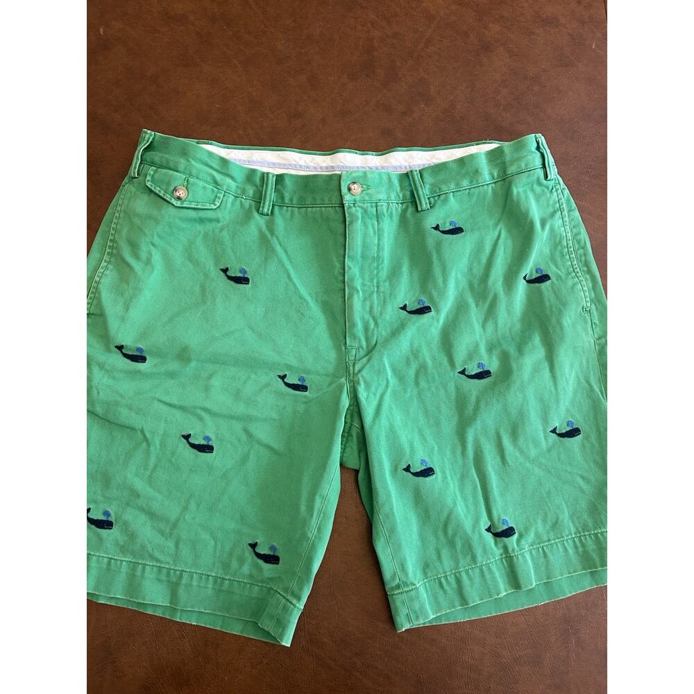 Men's POLO RALPH LAUREN Kelly Green Chino WHALE Shorts 40